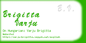 brigitta varju business card